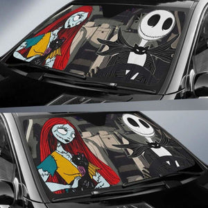 Nightmare Before Christmas Driving Car Auto Sun Shade 918b Universal Fit - CarInspirations