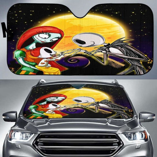 Nightmare Before Christmas Family Car Auto Sun Shades Universal Fit 051312 - CarInspirations
