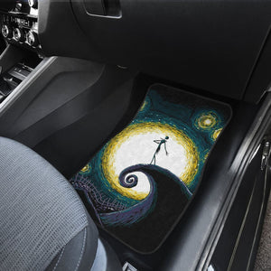 Nightmare Before Christmas Fan Gift Car Floor Mats Universal Fit 210212 - CarInspirations
