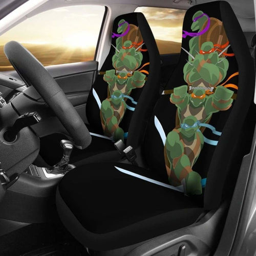 Ninja Turtle Cartoon Car Seat Covers Universal Fit 051012 - CarInspirations