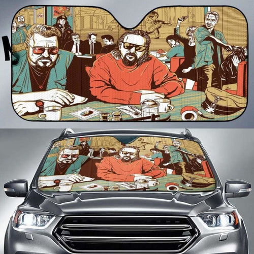 No Country For Old Men Big Lebowski Auto Sun Shade 918b Universal Fit - CarInspirations