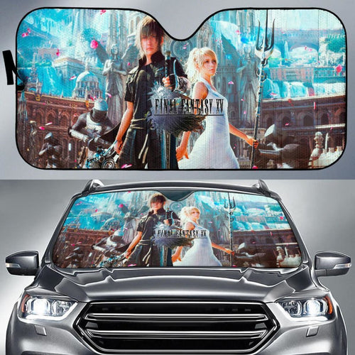 Noctis & Luna Final Fantasy Xv Auto Sun Shade Nh06 Universal Fit 111204 - CarInspirations