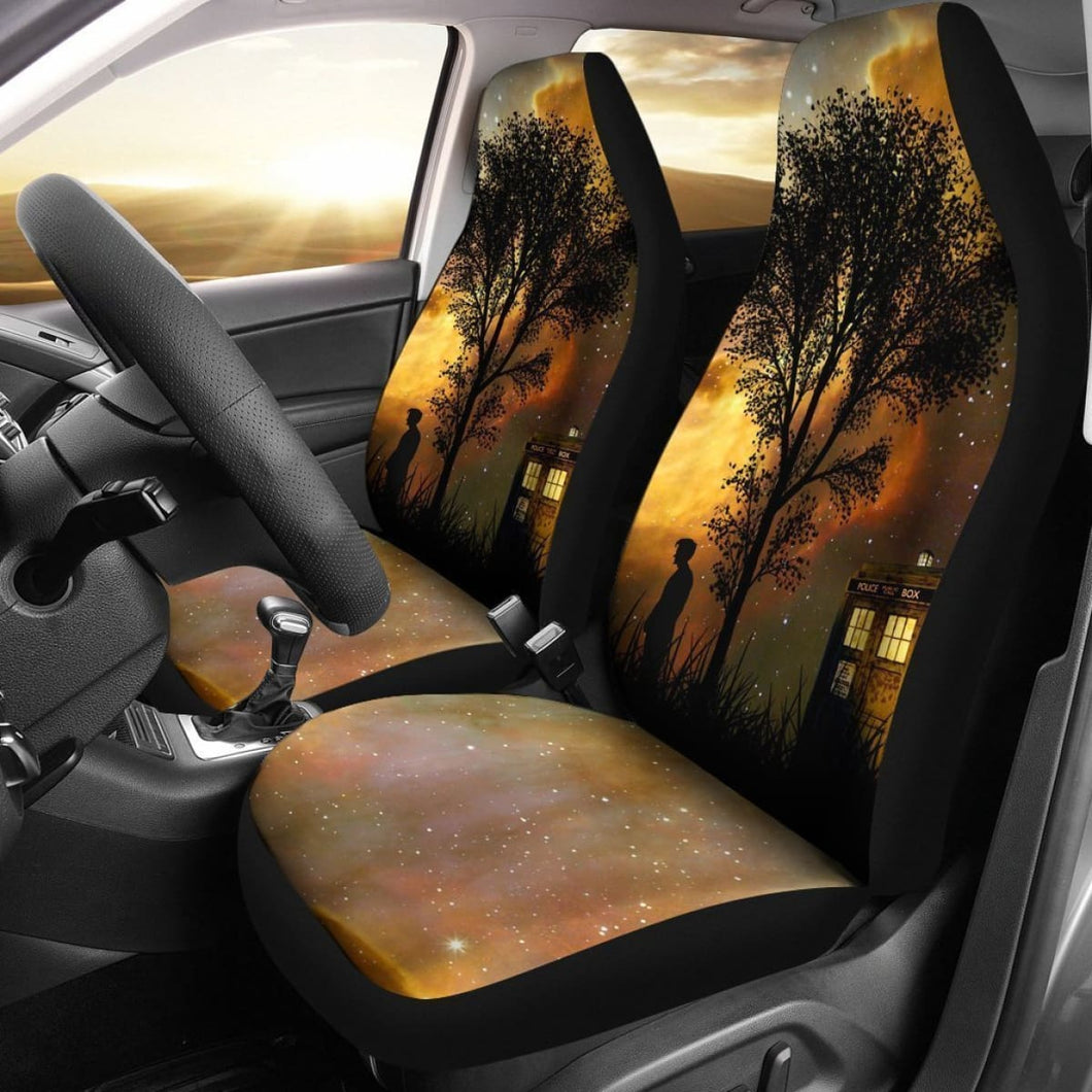 On Field Tardis Doctor Who Car Seat Covers Mn05 Universal Fit 225721 - CarInspirations