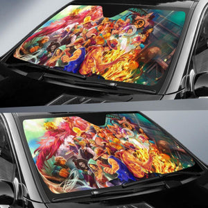 One Peace 4K Car Sun Shade Universal Fit 225311 - CarInspirations