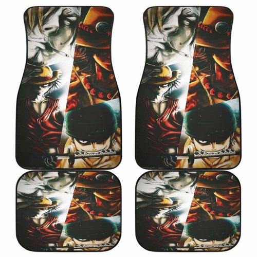 One Peace Anime Car Mats Universal Fit - CarInspirations