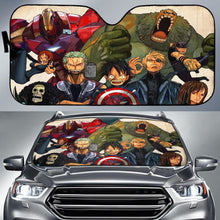 Load image into Gallery viewer, One Peace Avengers Car Sun Shade Universal Fit 225311 - CarInspirations