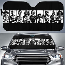 Load image into Gallery viewer, One Peace Black And White Car Sun Shade Universal Fit 225311 - CarInspirations