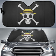 Load image into Gallery viewer, One Peace Logo Car Sun Shade Universal Fit 225311 - CarInspirations