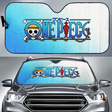 Load image into Gallery viewer, One Piece Car Sun Shades Anime Fan Gift H032720 Universal Fit 225311 - CarInspirations
