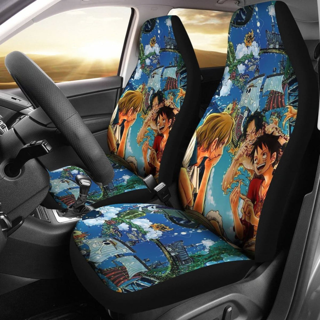 One Piece Friends Seat Covers Amazing Best Gift Ideas 2020 Universal Fit 090505 - CarInspirations