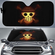 Load image into Gallery viewer, One Piece Logo Car Sun Shades Anime Fan Gift H032720 Universal Fit 225311 - CarInspirations