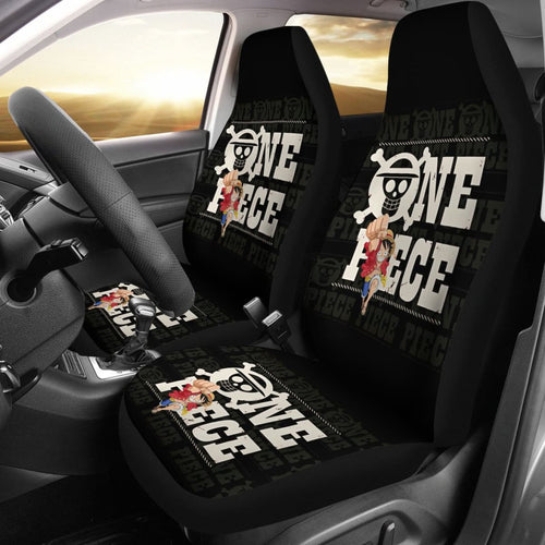 One Piece Logo Typo Seat Covers Amazing Best Gift Ideas 2020 Universal Fit 090505 - CarInspirations