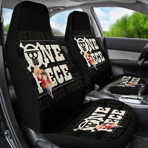 One Piece Logo Typo Seat Covers Amazing Best Gift Ideas 2020 Universal Fit 090505 - CarInspirations