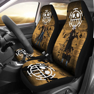 One Piece Manga Mixed Anime Law Car Seat Covers Universal Fit 194801 - CarInspirations