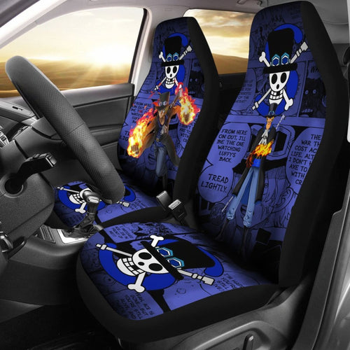 One Piece Manga Mixed Anime Sabo Car Seat Covers Universal Fit 194801 - CarInspirations