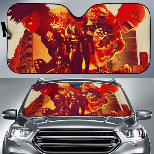 One Punch Man Anime Car Auto Sun Shades Universal Fit 051312 - CarInspirations
