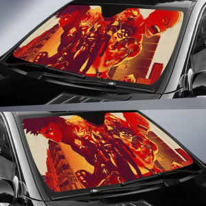 One Punch Man Anime Car Auto Sun Shades Universal Fit 051312 - CarInspirations