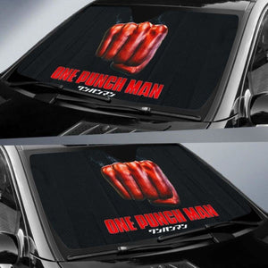 One Punch Man Car Auto Sun Shades Universal Fit 051312 - CarInspirations