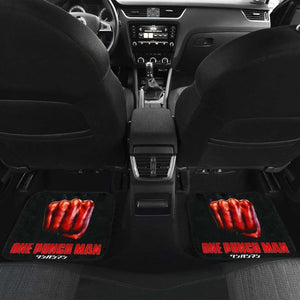One Punch Man Car Floor Mats Universal Fit - CarInspirations
