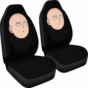 One Punch Man Head Seat Covers 101719 Universal Fit - CarInspirations