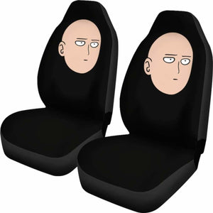 One Punch Man Head Seat Covers 101719 Universal Fit - CarInspirations
