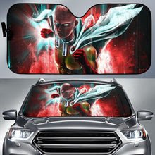 Load image into Gallery viewer, One Punch Man Japanese Superhero Webcomic 4K 8K Car Sun Shade Universal Fit 225311 - CarInspirations