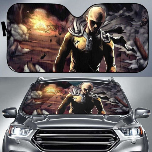 One Punch Man Saitama Car Auto Sun Shades Universal Fit 051312 - CarInspirations