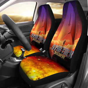 Orange Star Trek Space Ship Discovery Car Seat Covers Nh06 Universal Fit 225721 - CarInspirations