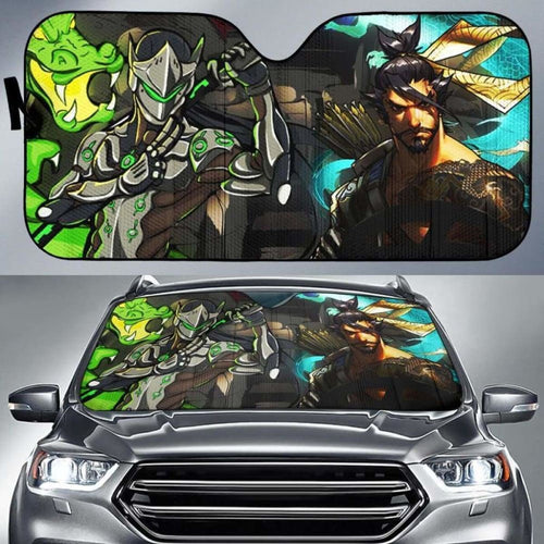 Overwatch Heroes Car Sun Shade 918b Universal Fit - CarInspirations