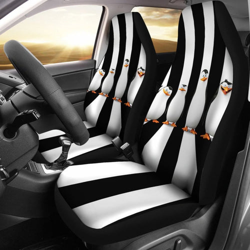Penguin Of Madagascar Car Seat Covers Universal Fit 225721 - CarInspirations