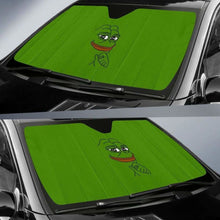 Load image into Gallery viewer, Pepe Meme Funny Auto Sun Shades 918b Universal Fit - CarInspirations