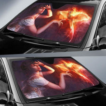 Load image into Gallery viewer, Phoenix Girl Car Sun Shade Universal Fit 225311 - CarInspirations