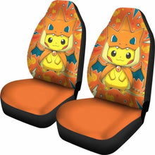 Load image into Gallery viewer, Pikachu Car Seat Covers Universal Fit 051312 - CarInspirations
