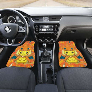 Pikachu Cosplay Car Floor Mats Universal Fit 051912 - CarInspirations