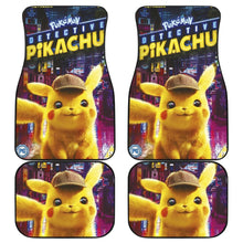 Load image into Gallery viewer, Pikachu Detective Car Floor Mats Pokemon Anime Fan Gift H200221 Universal Fit 225311 - CarInspirations