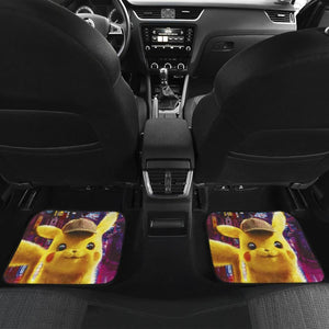 Pikachu Detective Car Floor Mats Pokemon Anime Fan Gift H200221 Universal Fit 225311 - CarInspirations