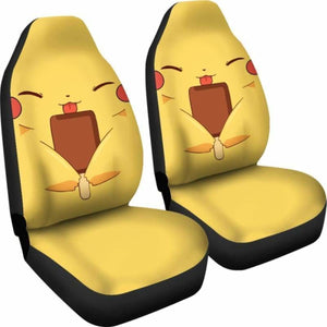 Pikachu Pokemon Car Seat Covers Universal Fit 051312 - CarInspirations