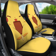 Load image into Gallery viewer, Pikachu Pokemon Car Seat Covers Universal Fit 051312 - CarInspirations