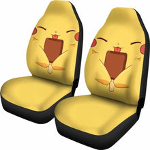 Load image into Gallery viewer, Pikachu Pokemon Car Seat Covers Universal Fit 051312 - CarInspirations