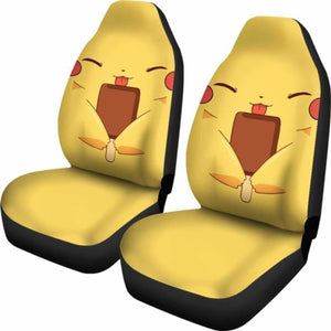 Pikachu Pokemon Car Seat Covers Universal Fit 051312 - CarInspirations