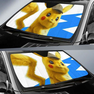 Pikachu Pokemon Car Sun Shades 918b Universal Fit - CarInspirations