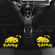 Load image into Gallery viewer, Pikachu Sleepy Car Floor Mats Pokemon Anime Fan Gift H200221 Universal Fit 225311 - CarInspirations