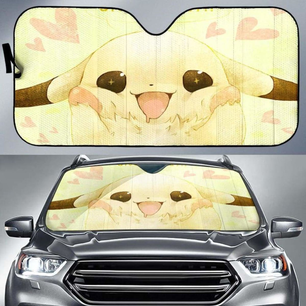 Pikachu Yummy Pokemon Car Sun Shades 918b Universal Fit - CarInspirations