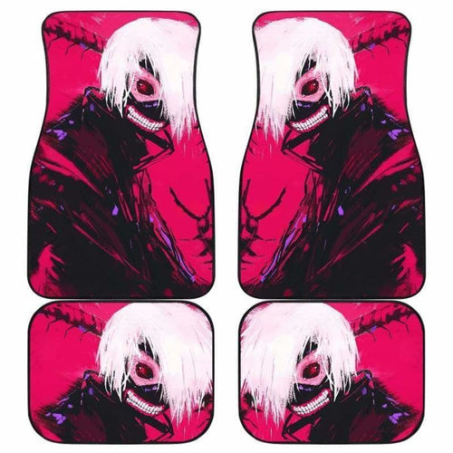 Pink Ken Kaneki Tokyo Ghoul Car Floor Mats Universal Fit 051912 - CarInspirations