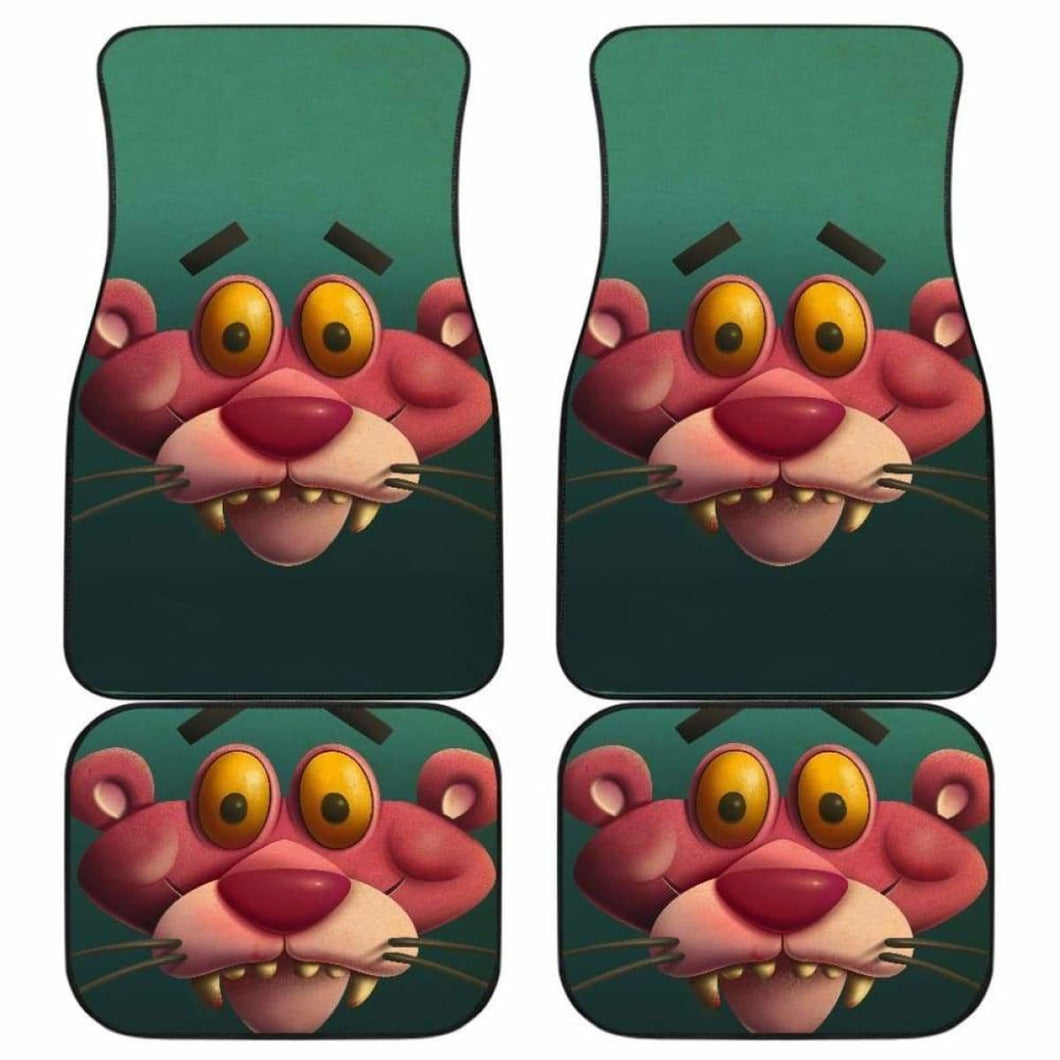 Pink Panther Halloween Face Car Floor Mats Universal Fit 051012 - CarInspirations