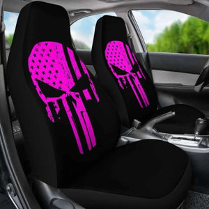 Pink Punisher Car Seat Covers 918 Universal Fit - CarInspirations