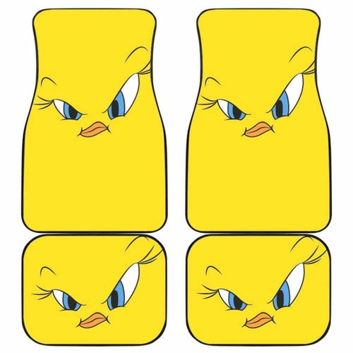 Piolin Duck Face Cartoon Car Floor Mats Universal Fit 051012 - CarInspirations