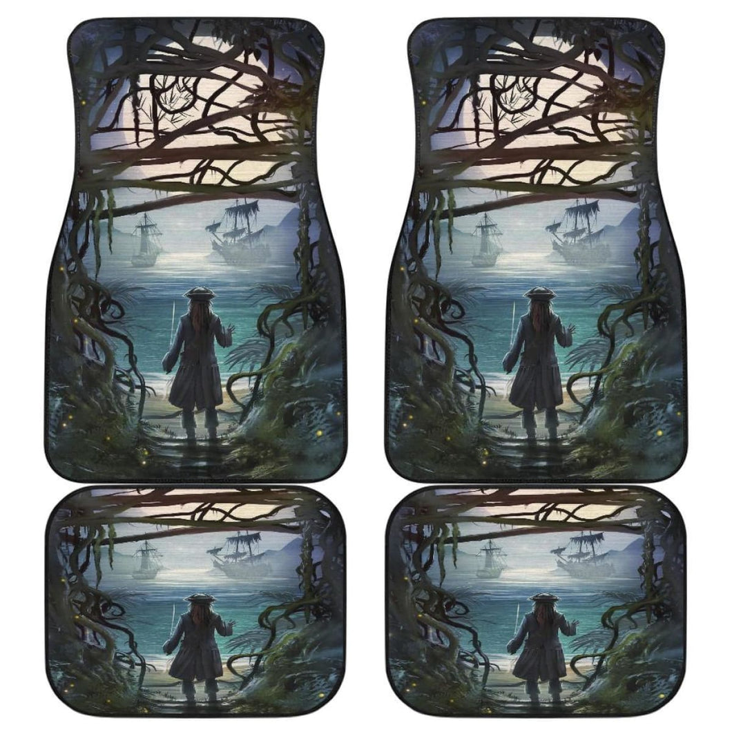 Pirates Of The Caribbean Jack Sparrow Car Floor Mats H042220 Universal Fit 084218 - CarInspirations