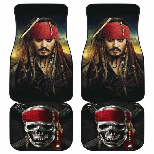 Pirates Of The Caribbean Jack Sparrow Car Floor Mats Universal Fit 051012 - CarInspirations