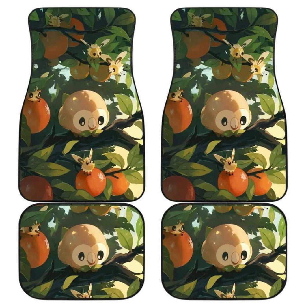 Pokemon And Tomato Tree Car Floor Mats Universal Fit 051012 - CarInspirations